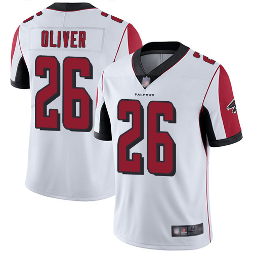 Atlanta Falcons Limited White Men Isaiah Oliver Road Jersey NFL Football #26 Vapor Untouchable->women nfl jersey->Women Jersey